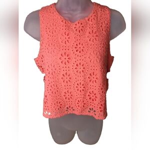 Abercrombie & Fitch Crop Top Sleeveless Cut Out Sides Lined. Sz XS